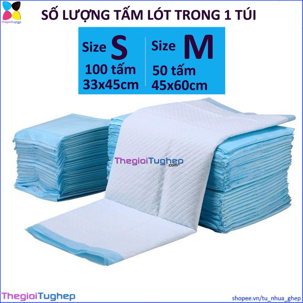 Miếng lót cho chó đi vệ sinh, tã giấy khay, lồng chuồng thú cưng, mèo siêu thấm hút (bán lẻ từng tấm)