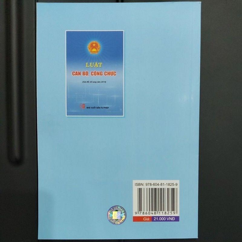 Sách - Luật cán bộ công chức