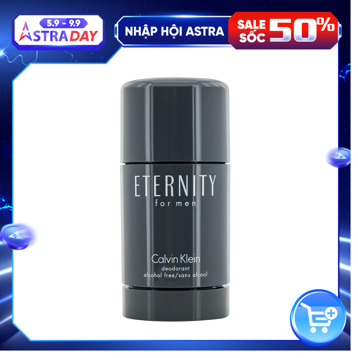 Sáp Khử Mùi Nam CK Enternity For Men Deodorant 88300605705 (75g)