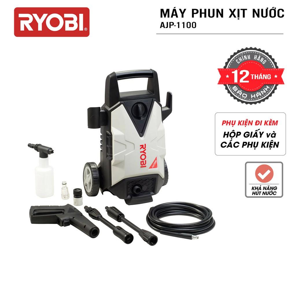 Máy xịt rửa cao áp đa năng điện 1400W RYOBI (KYOCERA) - AJP-1100 (Kèm Linh kiện khác)