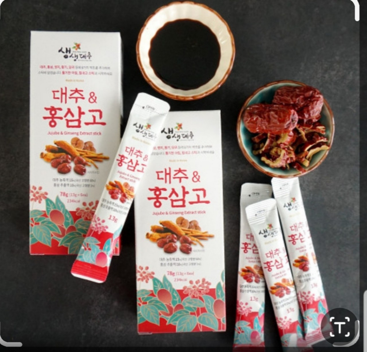 Hồng sâm táo đỏ linh chi Sangsang Jujube