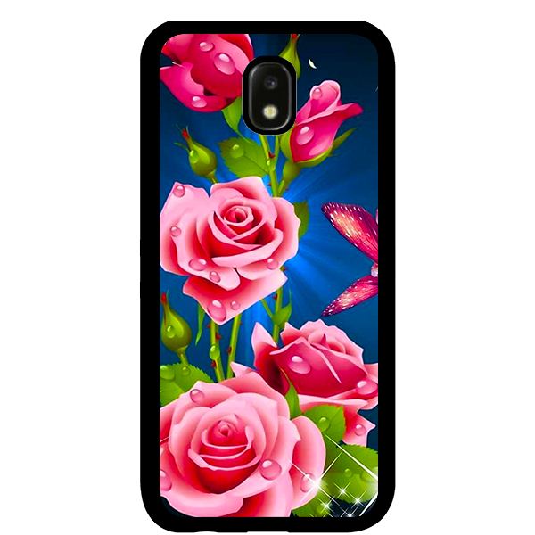 Ốp lưng cho Samsung Galaxy J7 Pro HOA HỒNG 1 - Hàng chính hãng