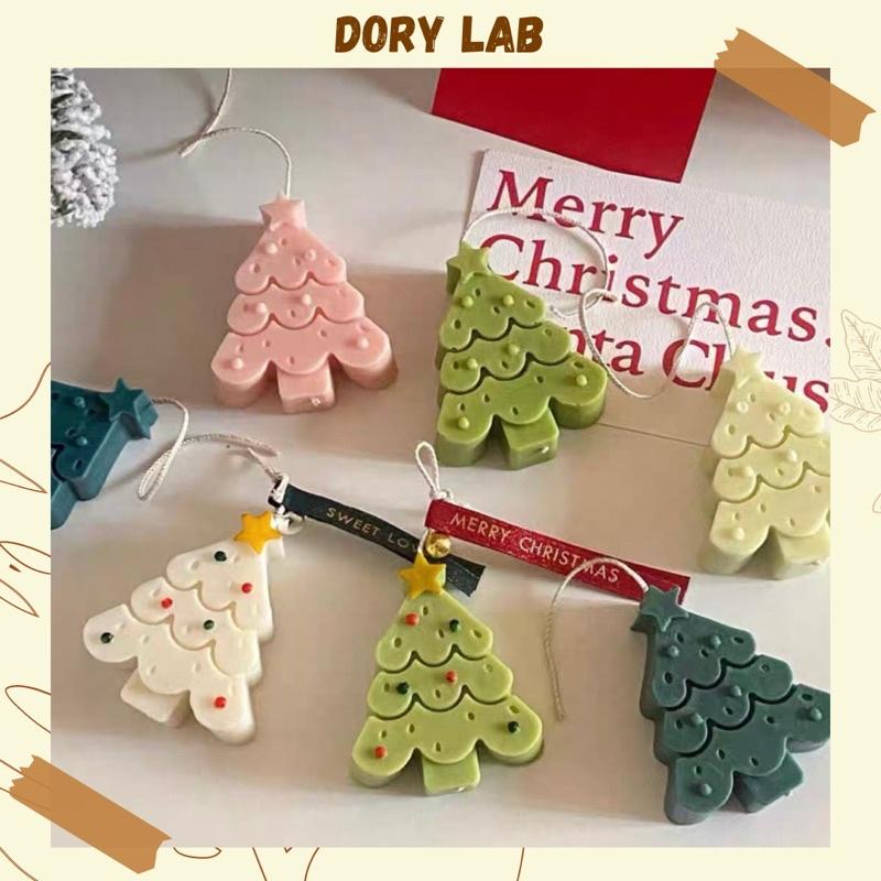 Nến Thơm Giáng Sinh Cây Thông 3 Tầng Nhiều Màu Sắc - Dory Lab