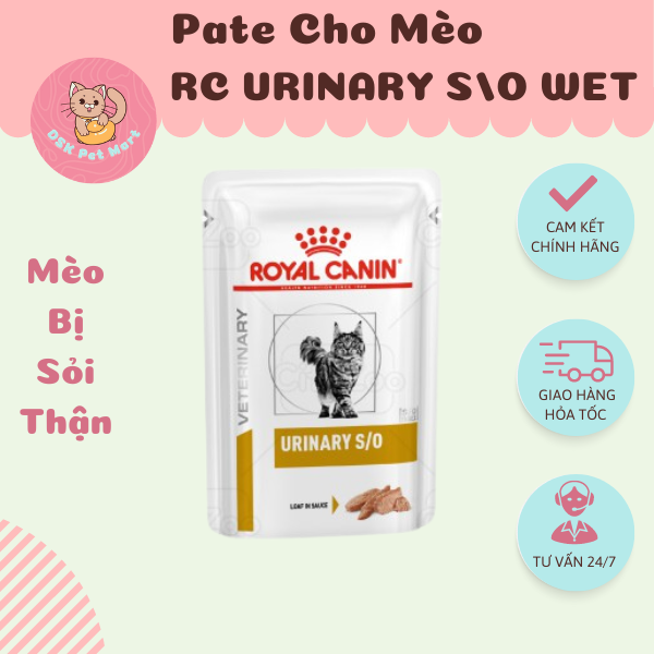 Royal Canin Urinary S/O Wet Feline - Thức Ăn Ướt Cho Mèo Bị Sỏi Thận