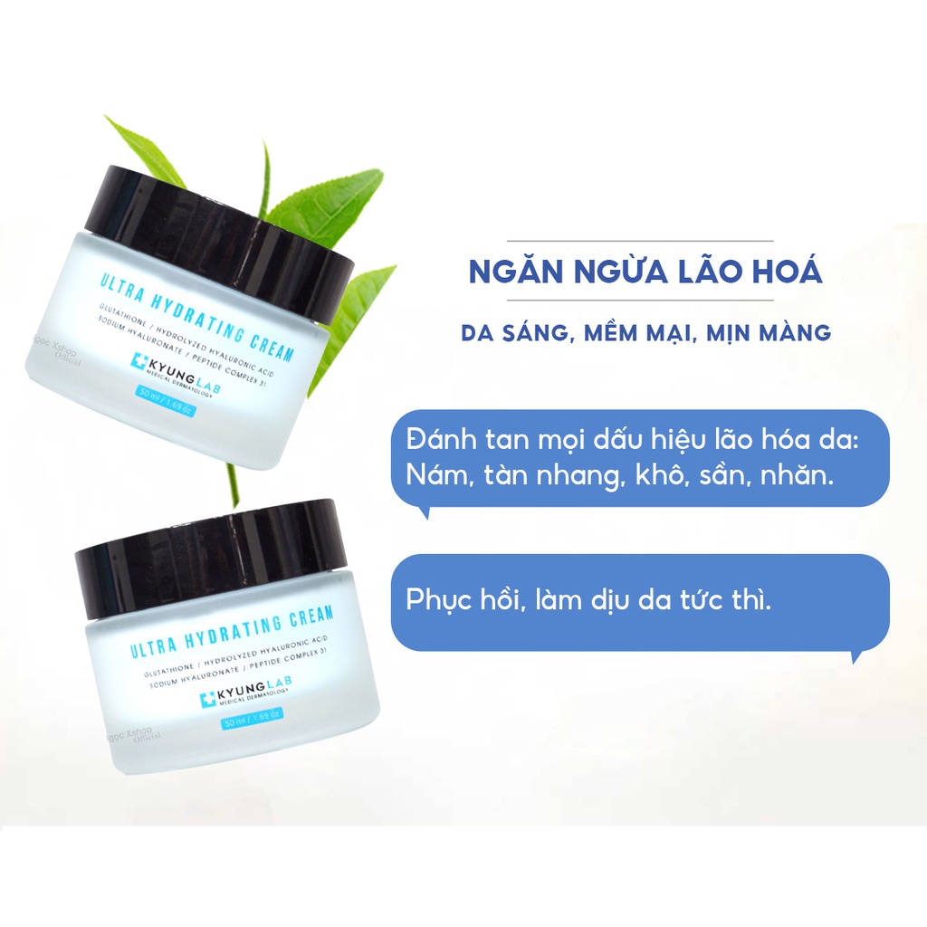 Kem dưỡng ẩm, khóa bóng phục hồi đa tầng KYUNG LAB ULTRA HYDRATING CREAM 50ml