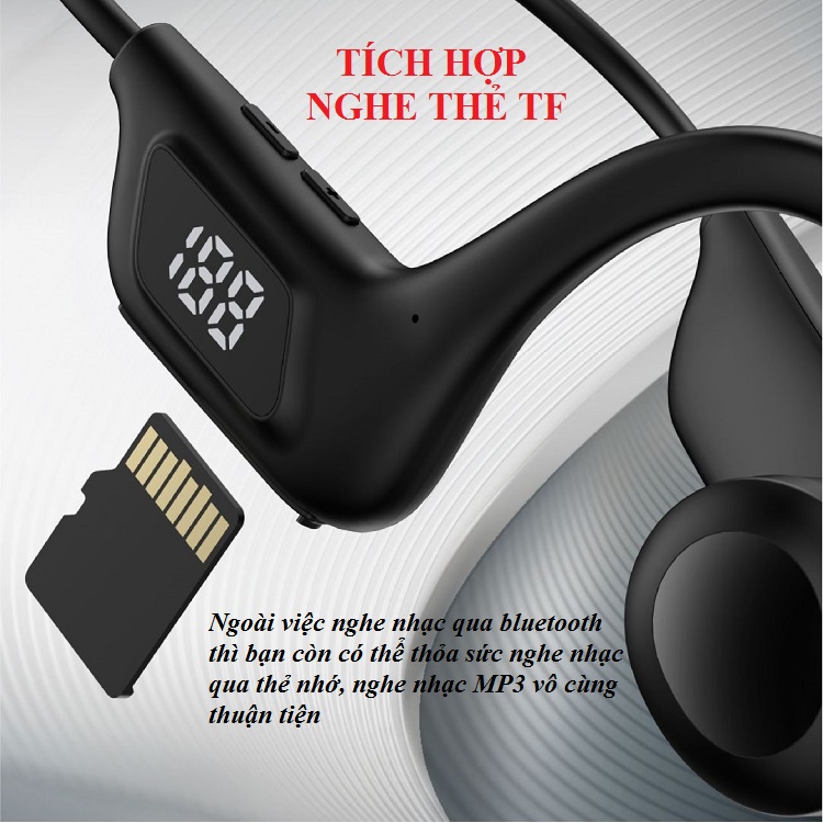 Tai Nghe bluetooth thể thao ES205 ( có khe cắm thể nhớ -Thời gian sử dụng lên tới 20-22h)