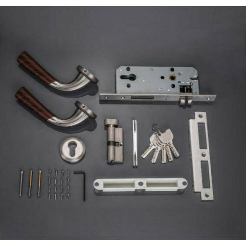 Khóa tay gạt phân thể cho cửa gỗ