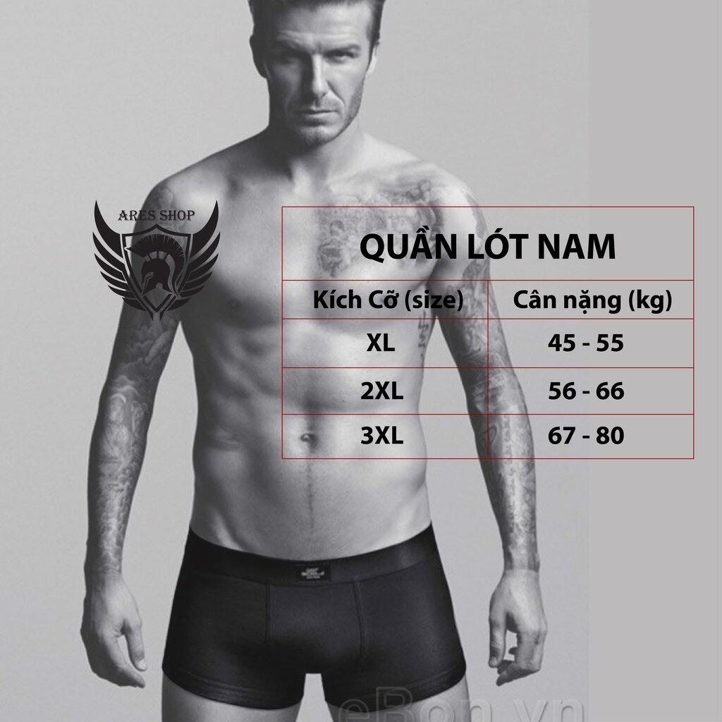 Quần lót nam, quần boxer nam Ares chất thun lạnh mềm mịn siêu mát, thấm hút mồ hôi - - ARES SHOP