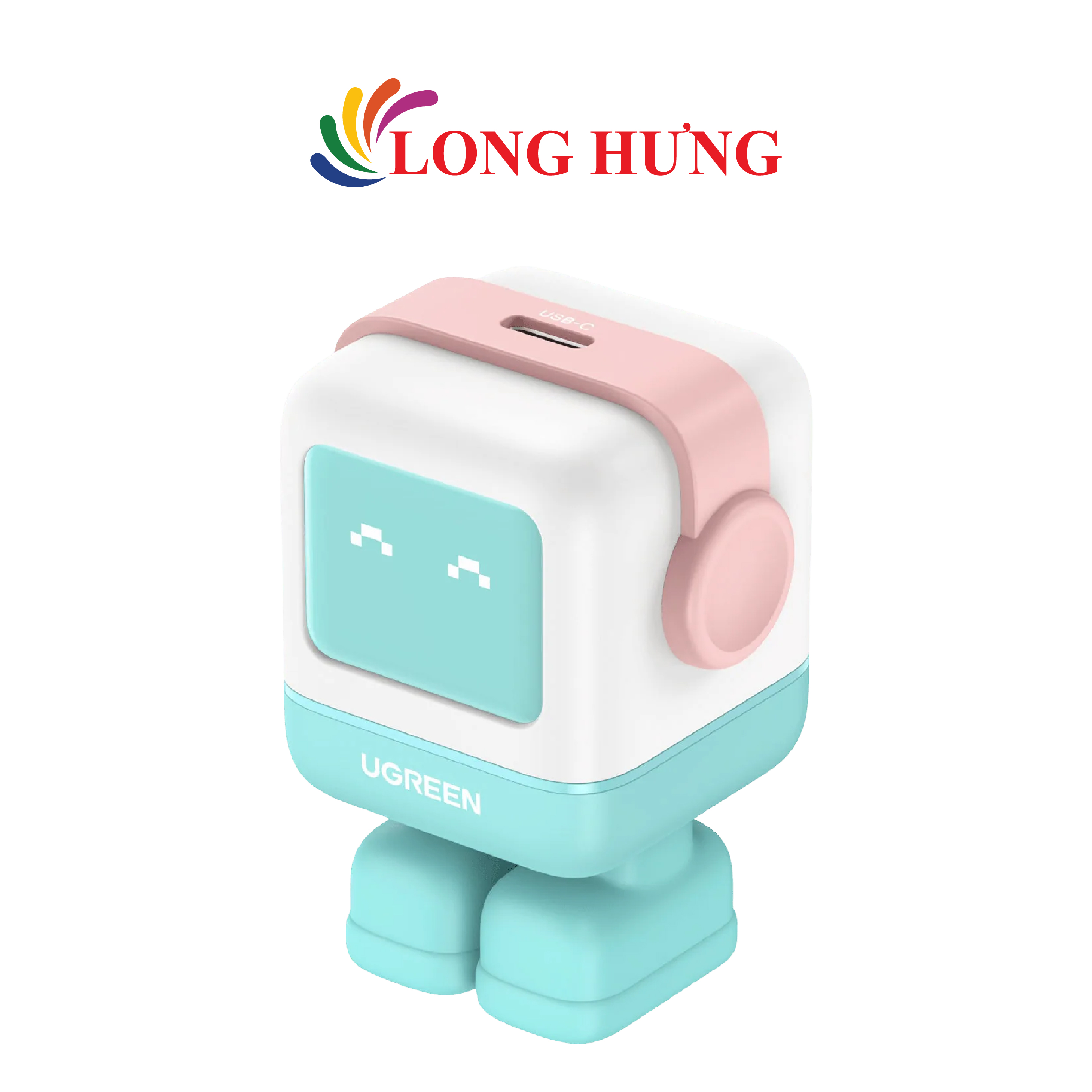 Cốc sạc Ugreen Uno RG GaN 1C Robot Fast Charger 30W CD359 - Hàng chính hãng