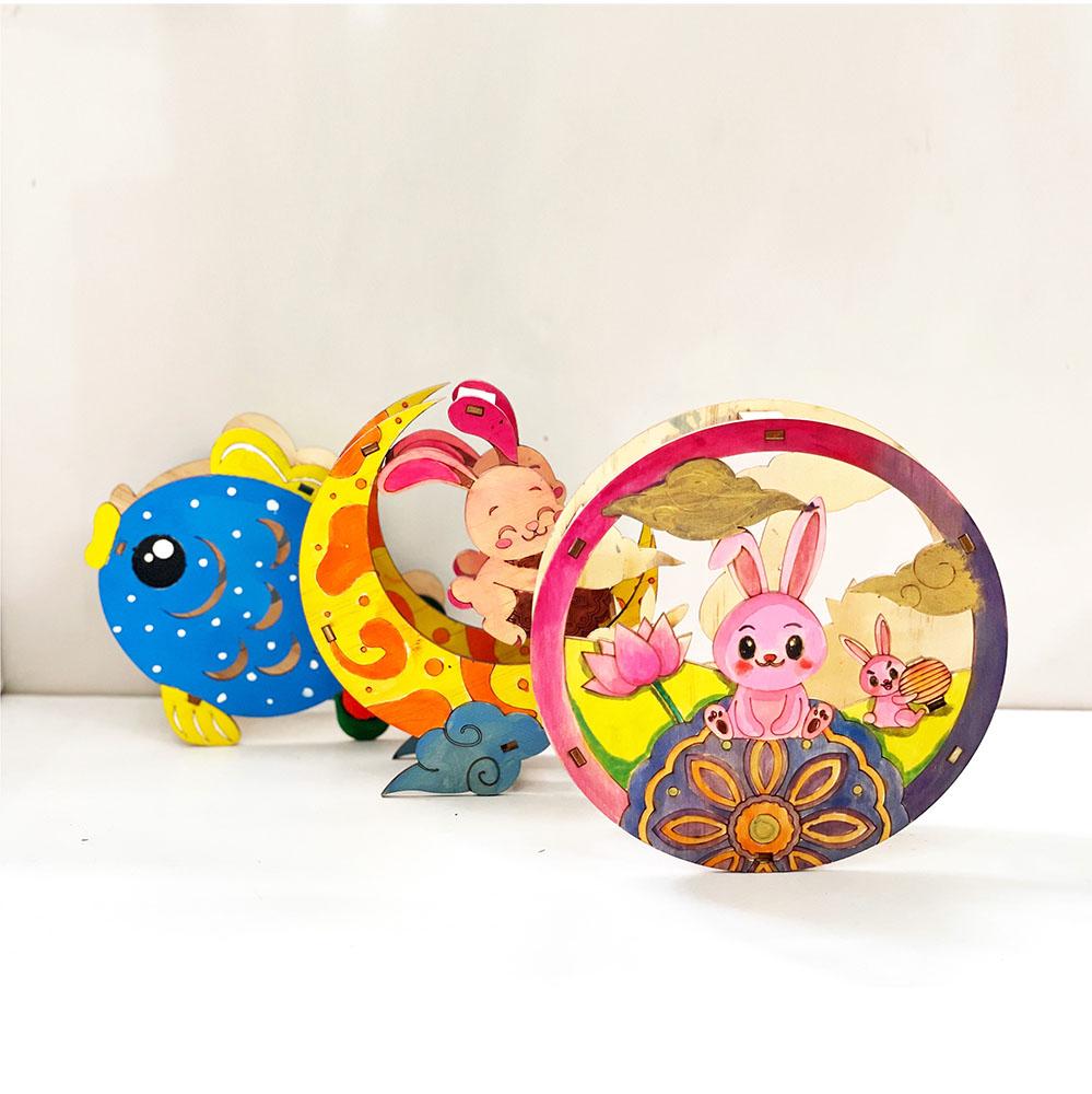Lồng Đèn Sáng Tạo - Thỏ Ngọc Liên Hoa - Giftbrand GB02