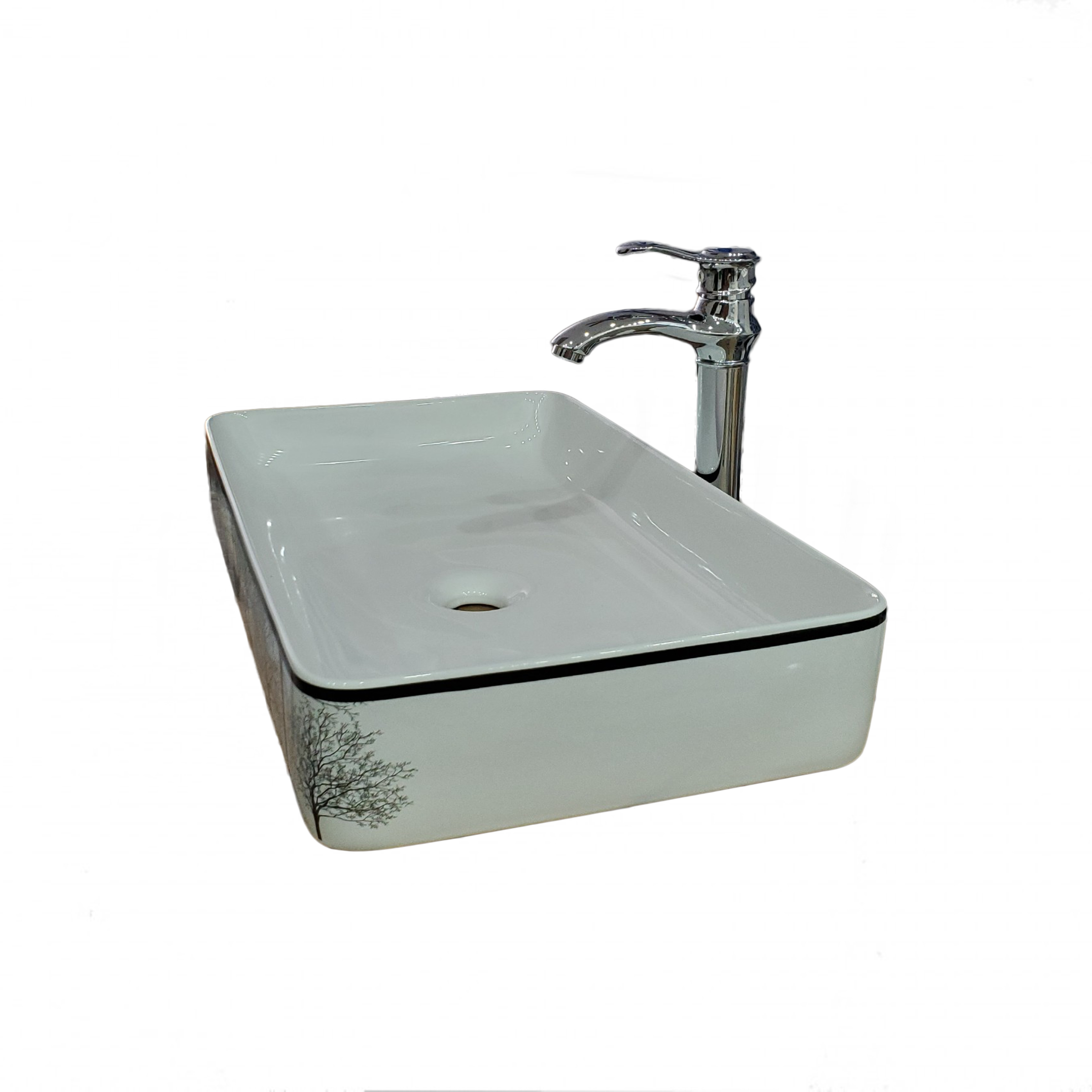 Chậu lavabo bàn đá cao cấp LUXE C109