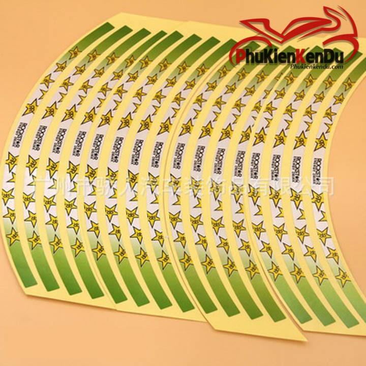 TEM VIỀN MÂM PHẢN QUANG XE MÁY 10 ĐẾN 12 INCH