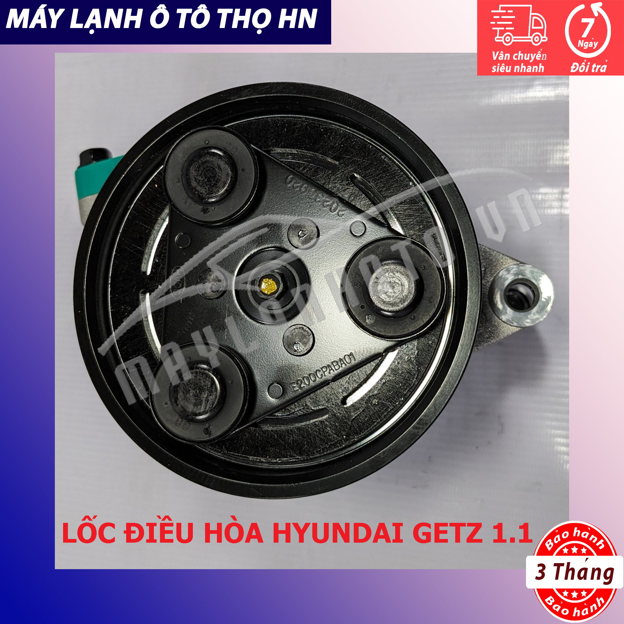 Lốc điều hòa  Hyundai Getz 1.1 2006 2007 2008 2009 2010 2011 hàng Hàn Quốc 06 07 08 09 10 11 97701-1C101
