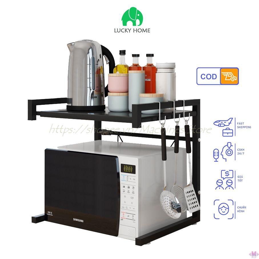 Kệ Lò Vi Sóng Đa Năng Có Thể Điều Chỉnh Kích Thước Mẫu Mới MGK08