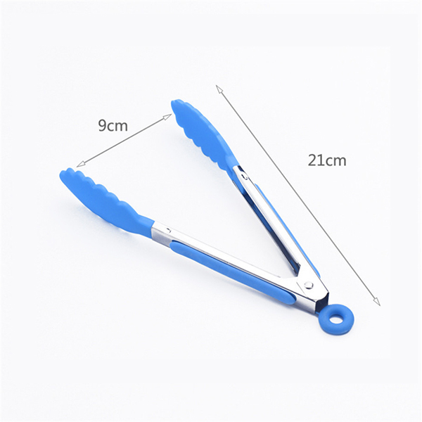 Kẹp gắp thực phẩm silicon an toàn 21cm