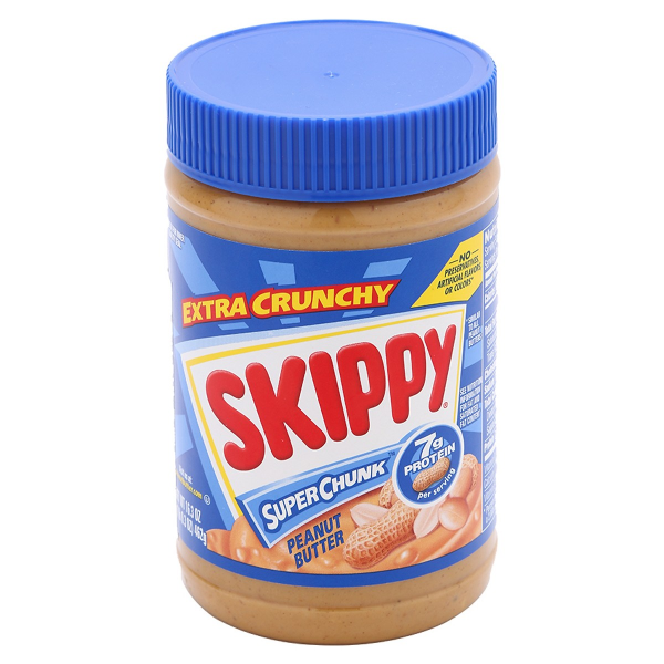 Bơ lạc (đậu phộng) Skippy Peanut Butter Chunky 462g