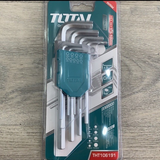 Bộ lục giác 9 chi tiết Total THT106191