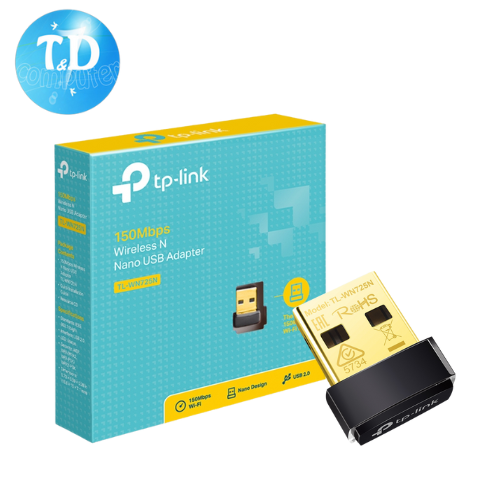 USB WiFi TP-Link TL-WN 725N 150Mb/s - Hàng chính hãng FPT phân phối