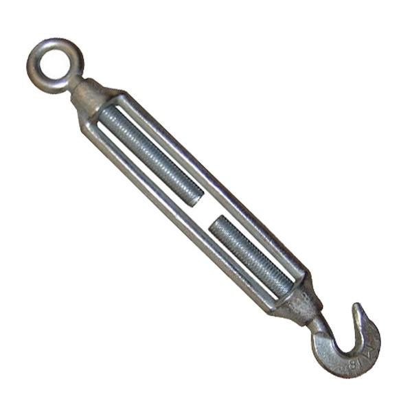 Tăng đơ mạ kẽm 1 móc 1 tròn D10mm công ty cáp thép NAM LONG CHÂU