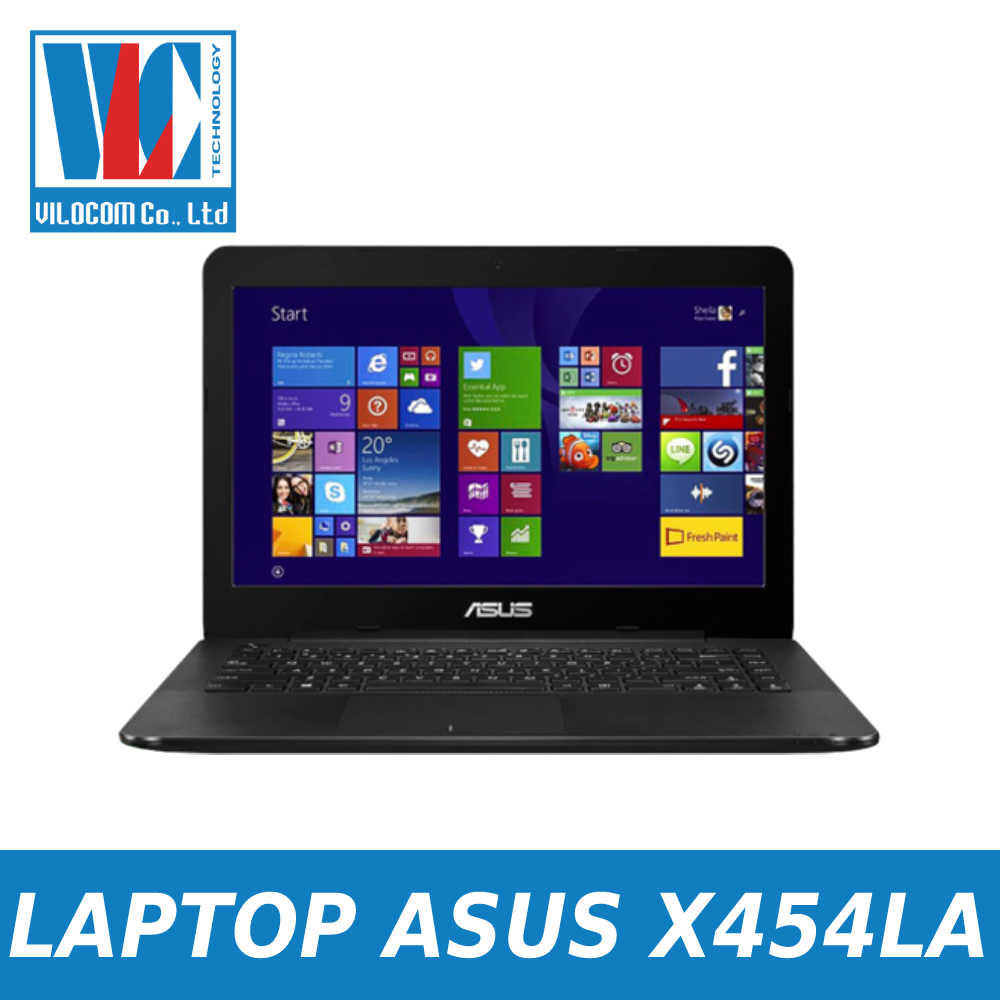 Laptop Asus X454LA - VX143D Black Plastic - Hàng Chính Hãng