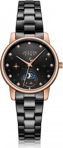 Đồng Hồ Nữ JS-029D Kính Sapphire Julius Star Hàn Quốc