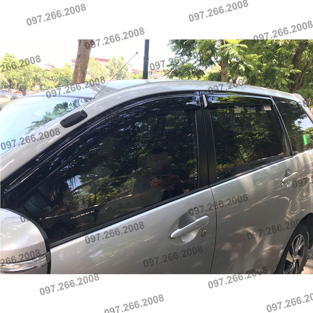 Vè Che Mưa Xe Toyota Avanza 2018-2022, Nhựa đen cao cấp