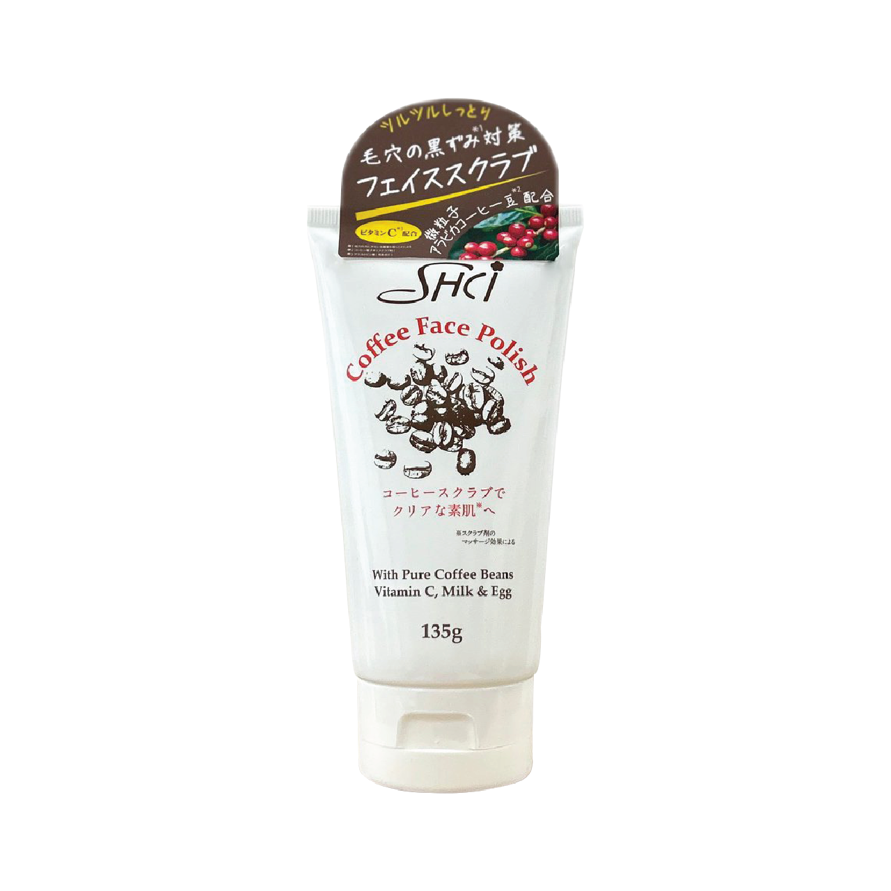 Tẩy Tế Bào Chết Da Mặt Shci Coffee Face Polish Dưỡng Da Trắng Mịn (Tuýp 135G)