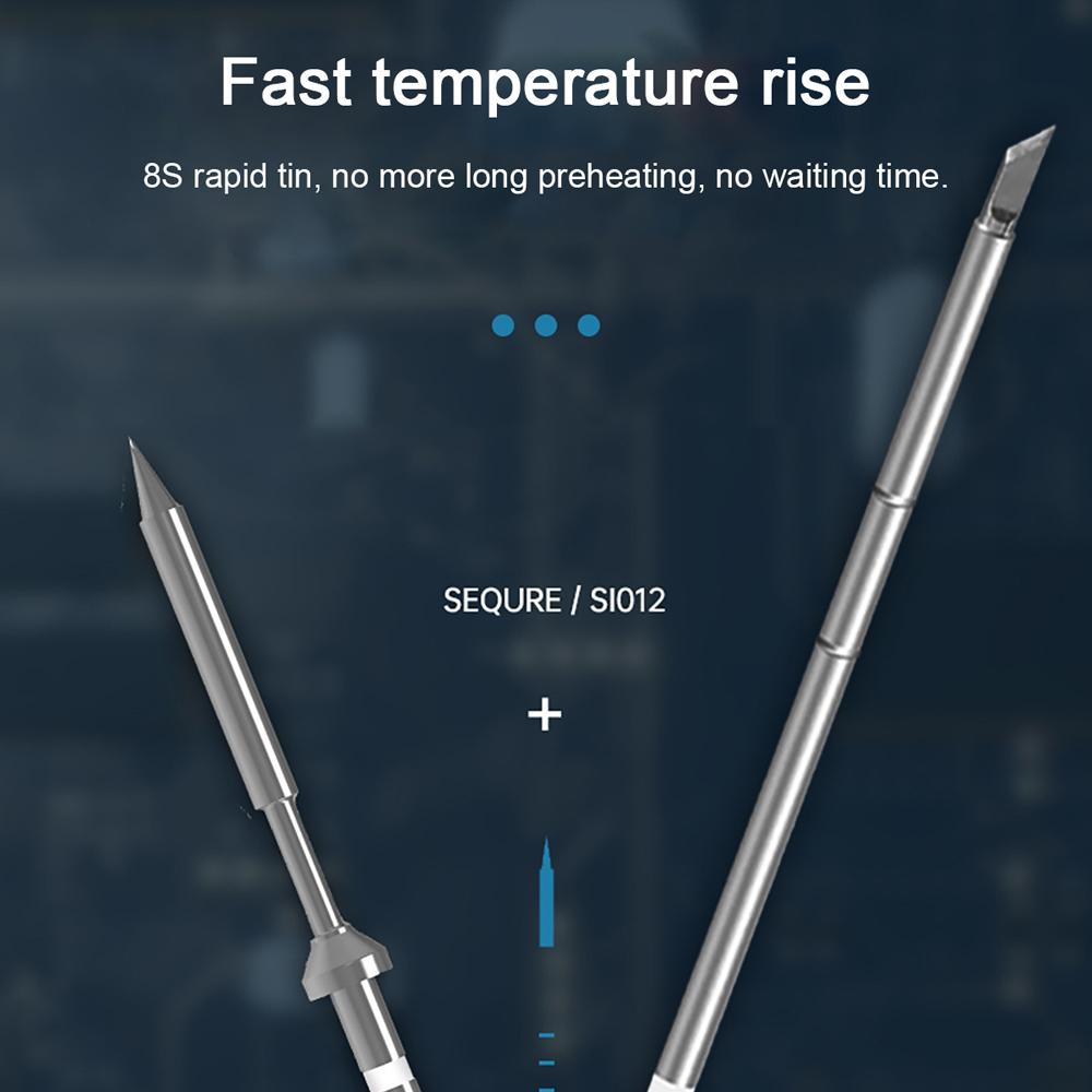 Intelligent Electric Soldering Iron Portable Soldering Pen 0.91inch OLED Display PC Housing High Precise Temperature Control with 0-450℃ Temperature Adjustment Function