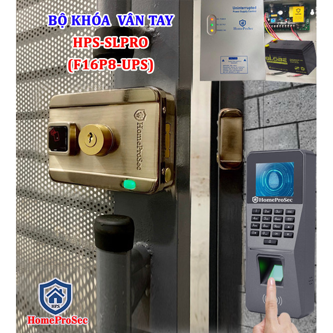 Bộ khóa cổng vân tay thông minh HomeProSec HPS- SLPRO