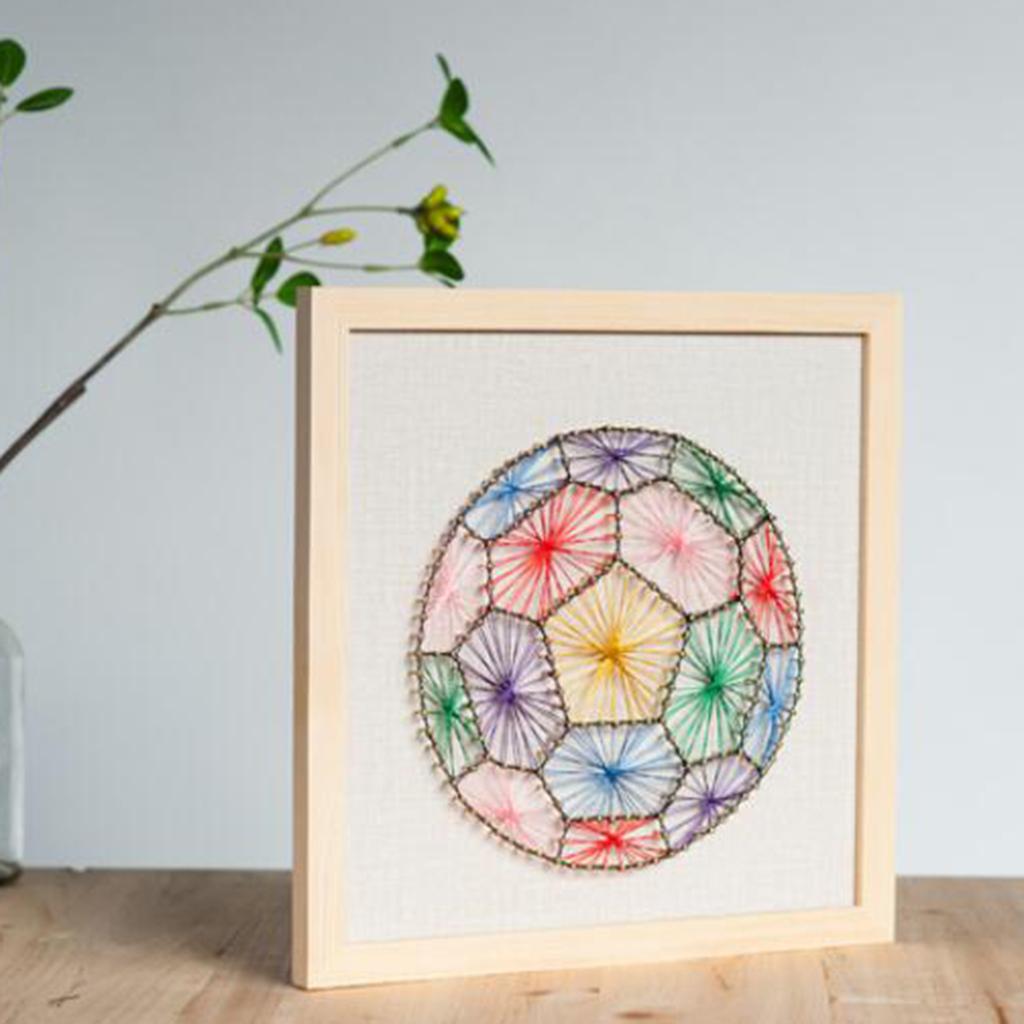 DIY football Crafts String Art Kits Painting crafts kit