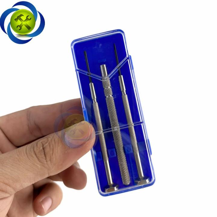 Bộ vít đồng hồ CS 1035A có 3 chi tiết loại đầu đen