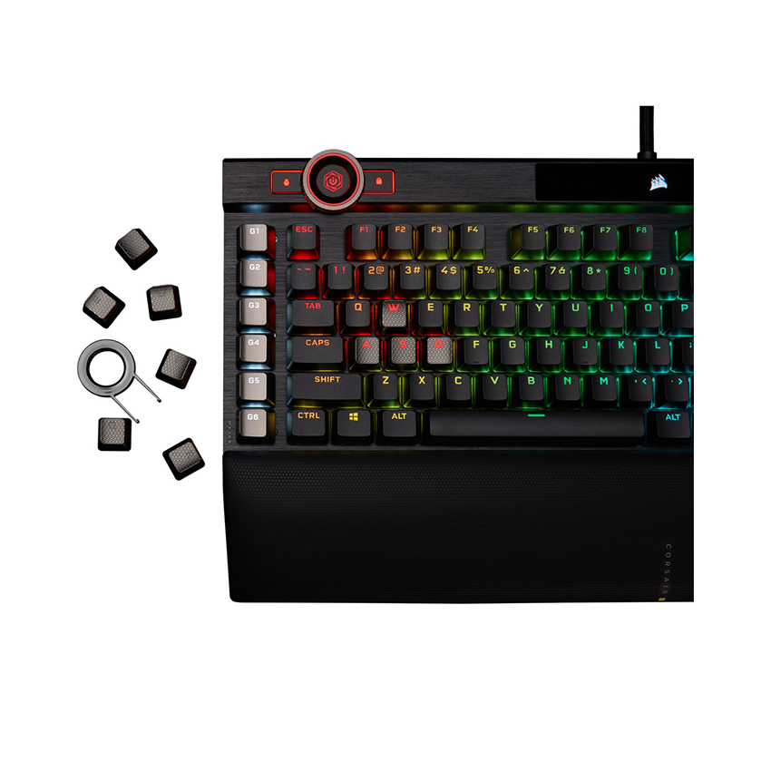 Bàn Phím Có Dây Corsair K100 BLK RGB | OPX RF/MX SPEED - Hàng Chính Hãng