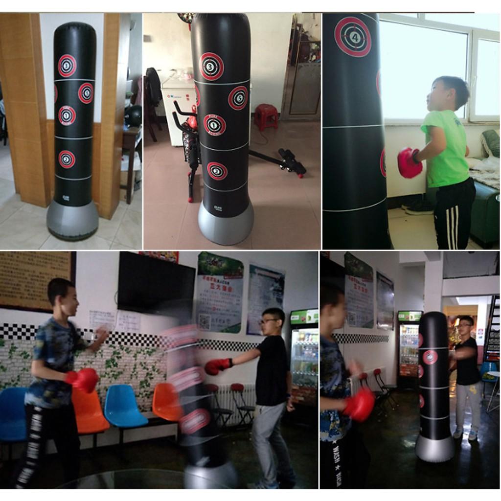 Vỏ Trụ Đấm Bốc Boxing Muay Thái Karate Tự Cân Bằng Cao Cấp – Kèm Bộ Bơm Hơi – Chính Hãng Amalife