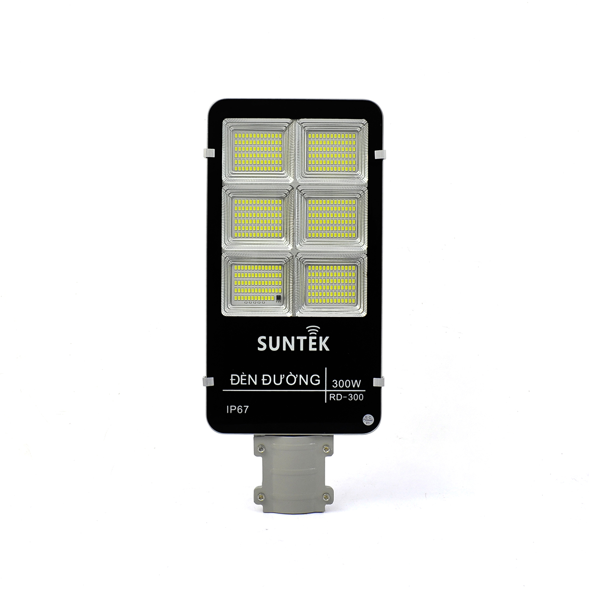 Đèn Đường Năng Lượng Mặt Trời SUNTEK Solar Street Light RD-300 300W - Sáng suốt đêm | Tự động Bật/Tắt | Điều khiển Từ xa | Chống Nước/Bụi/Va đập/Sét - Hàng Chính Hãng - Bảo hành 18 tháng