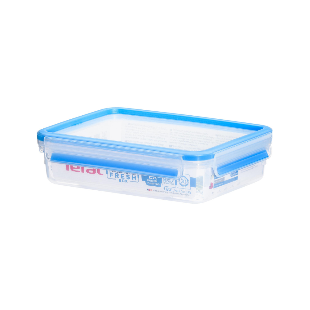 Bộ 5 hộp bảo quản thực phẩm nhựa BBA free, Tefal Masterseal Fresh, sản xuất tại Đức - Hàng chính hãng