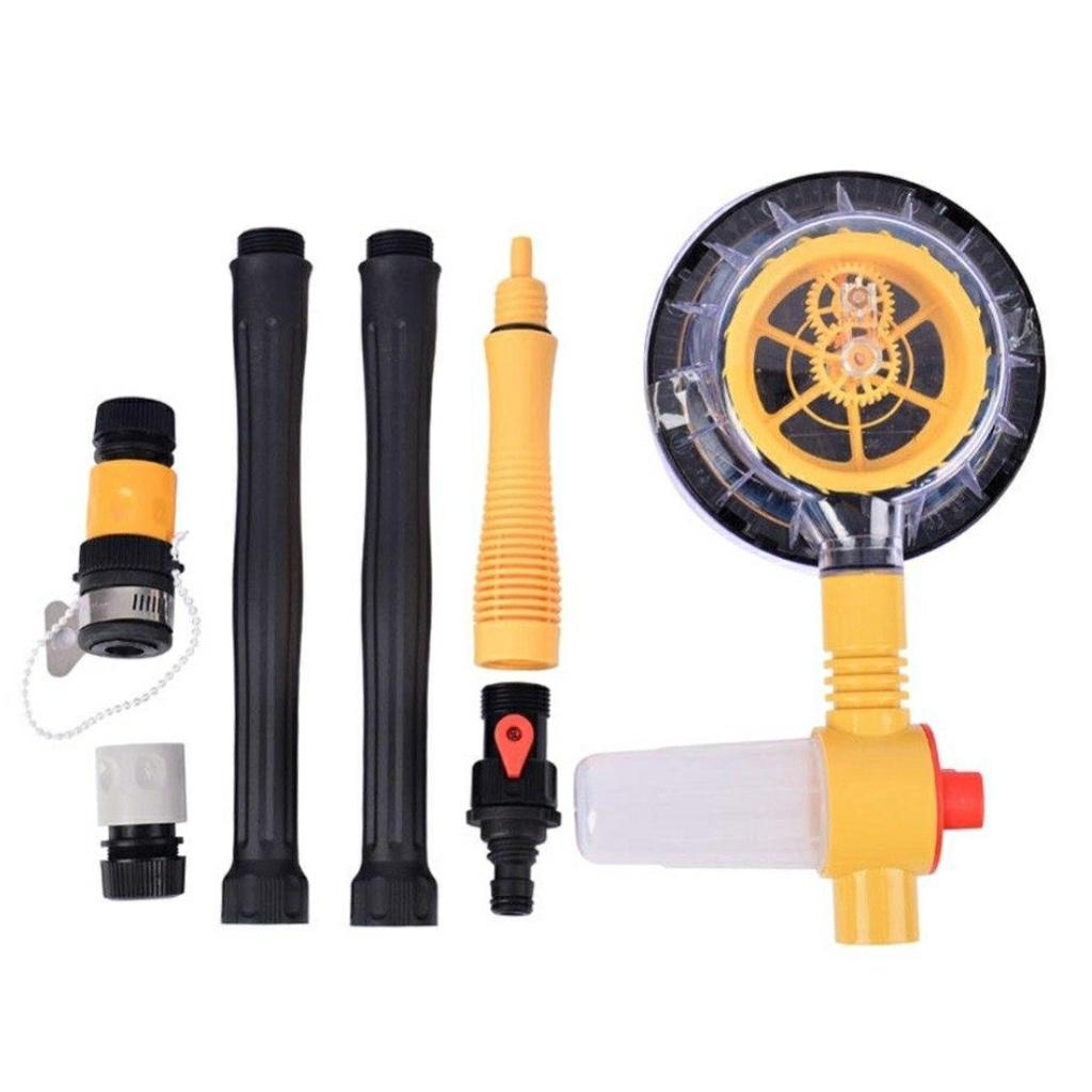 CHỔI XOAY TỰ ĐỘNG 360 RỬA XE Ô TÔ | Cây Rửa Xe Hơi Kết Hợp Bàn Chải Tự Động, Xoay Tròn 360, Tự Tạo Bọt.