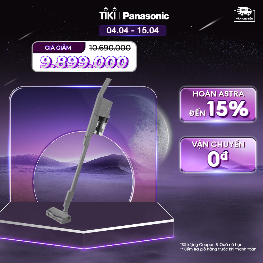 Máy Hút Bụi Không Dây Panasonic MC-SB53KH046 (230W)- Hàng chính hãng