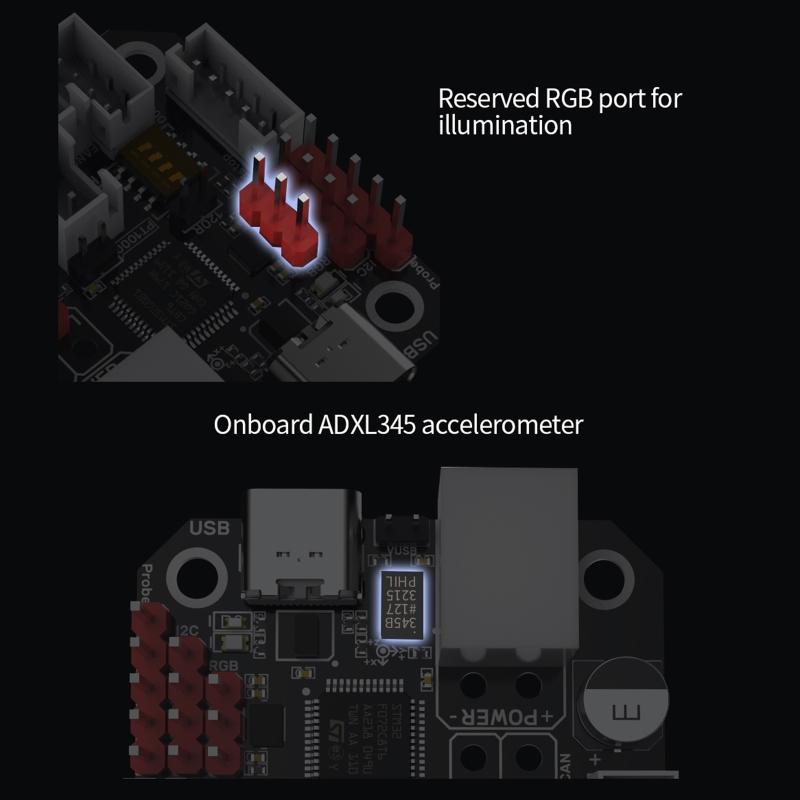 Bộ phận máy in 3D BigTreetech EBB36 EBB42 USB có thể giao diện MAX31865 ADXL345 Hỗ trợ gia tốc kế Klipper Firmware Dropship