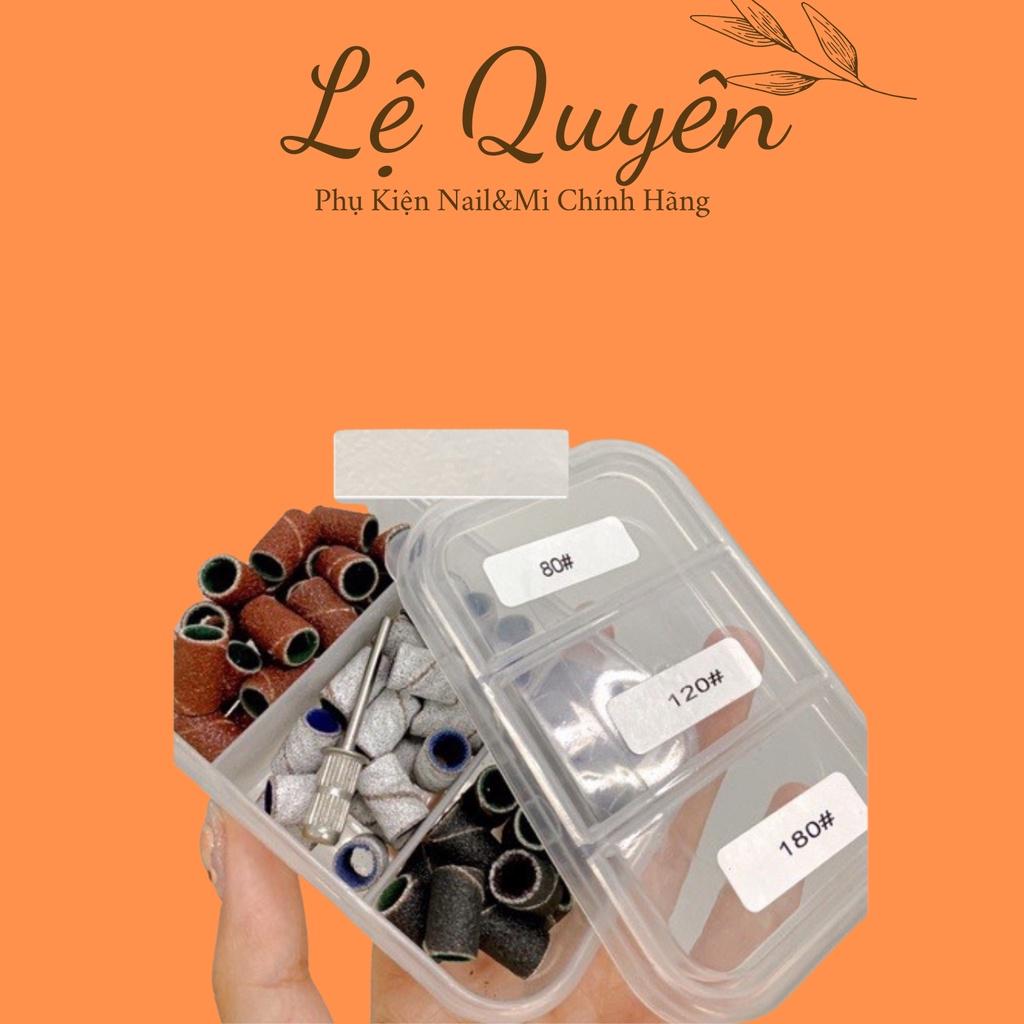 Đầu Mài Nhám Nail Hộp_Đầu Mài Nhám 1 Hộp 3 Loại
