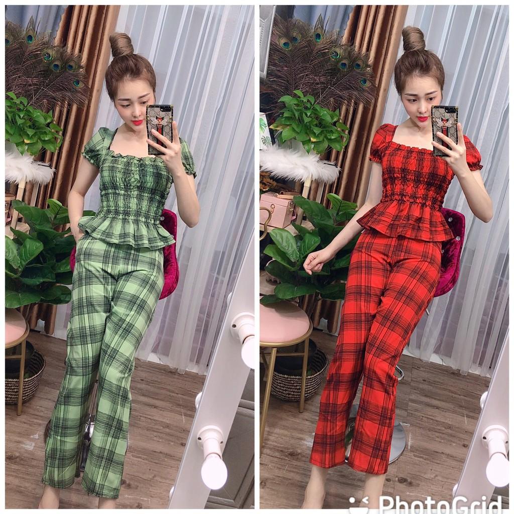 Set đồ bộ mặc nhà chất liệu lụa mềm mịn-