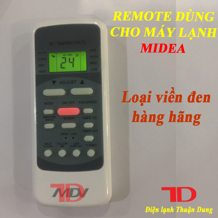 Remote điều khiển điều hòa dành cho máy lạnh MIDEA