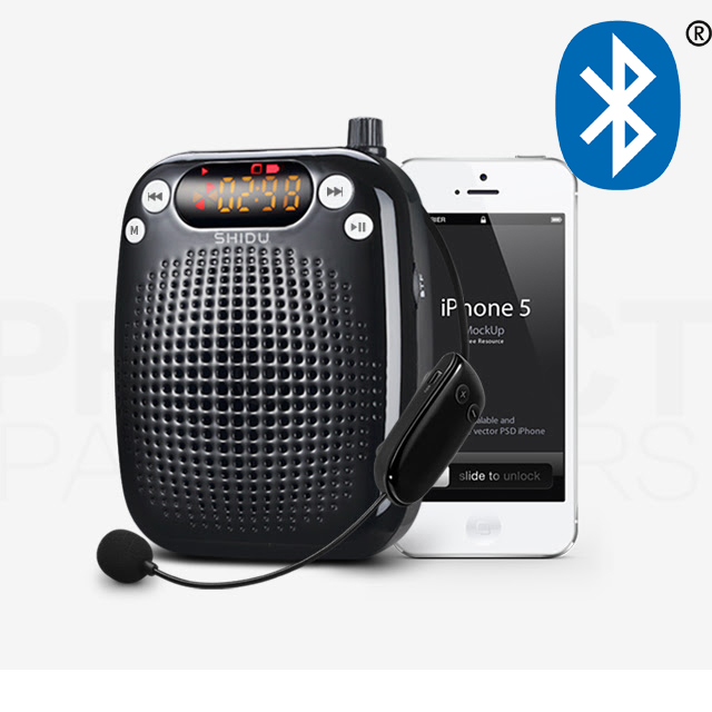 Loa trợ giảng không dây SD-S611 bản 2021 có thêm Bluetooth phát nhạc từ điện thoại (Đen) - Hàng chính hãng