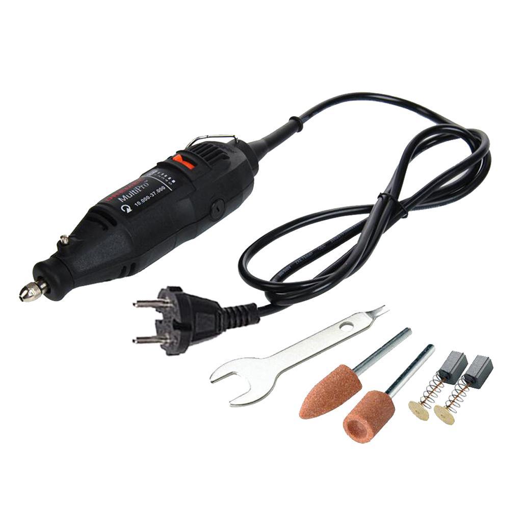 Drilling Polishing Machine Wood Carving Power Tools Mini Electric Grinder EU