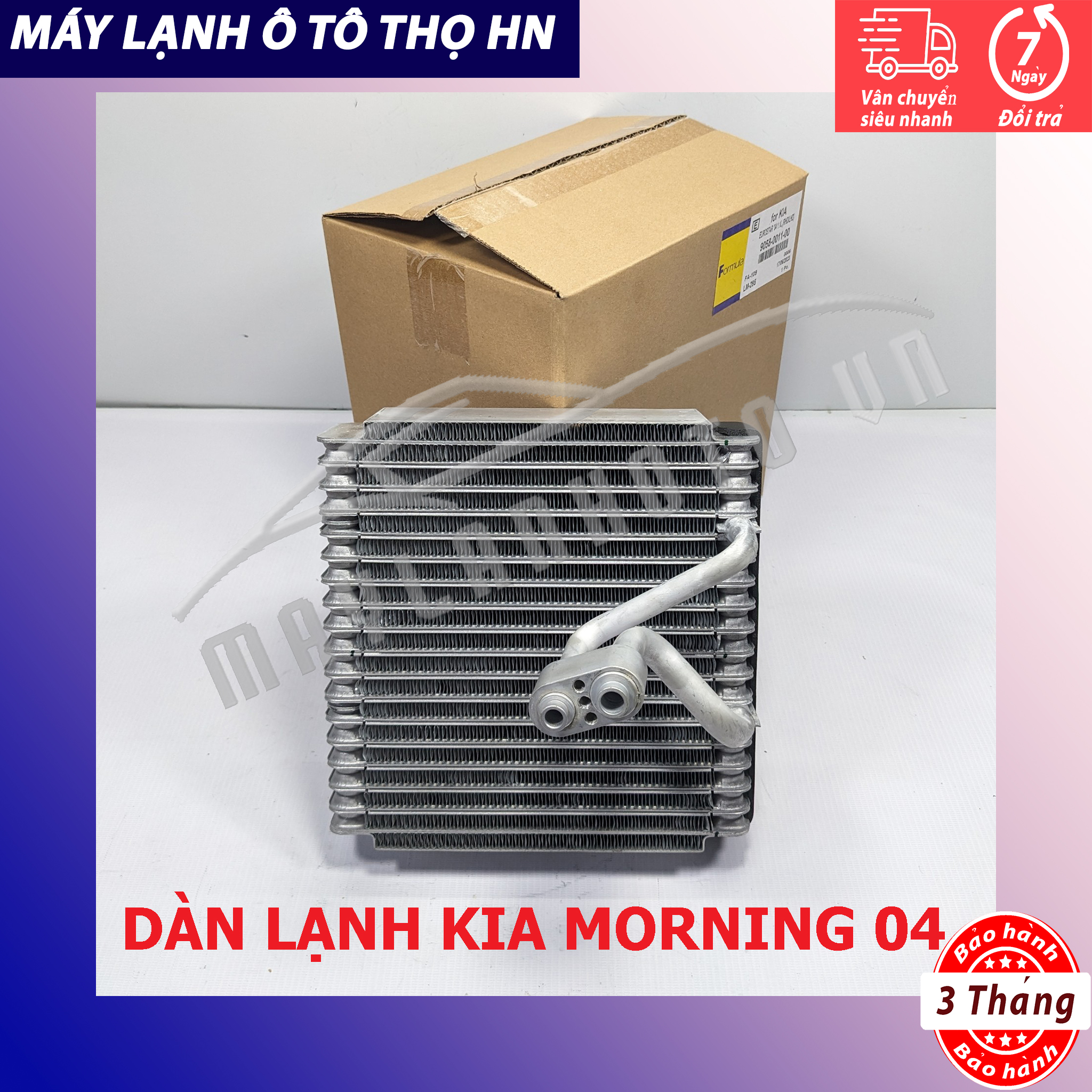 Dàn (giàn) lạnh Kia Morning 2004 2005 2006 2007 Hàng xịn Thái Lan (hàng chính hãng nhập khẩu trực tiếp) 04 05 06 07