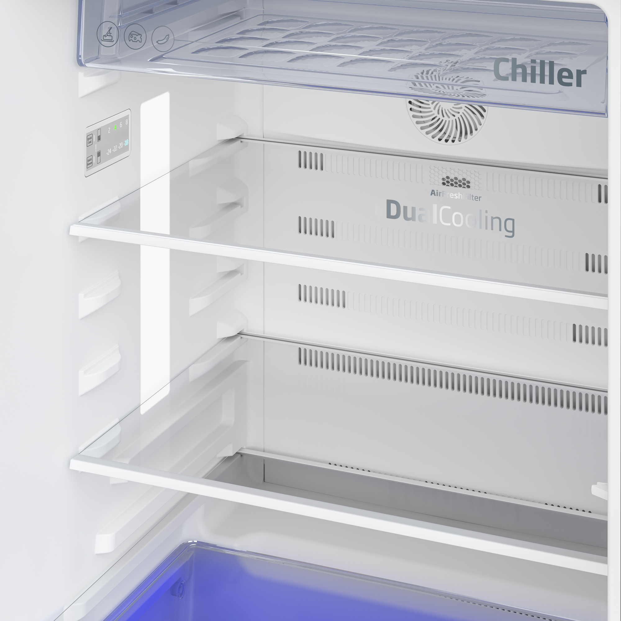 Tủ lạnh Beko Inverter 375 lít RDNT401I50VGB - Hàng Chính Hãng - Giao HCM và 1 số tỉnh thành