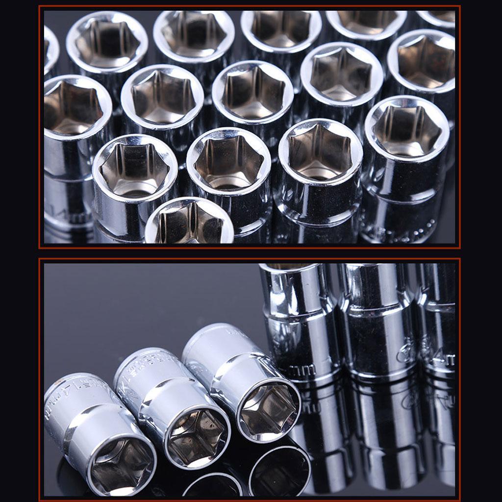 2 X 17mm & 19mm Short Socket Set 1/2 '' Metric Hexagon Socket