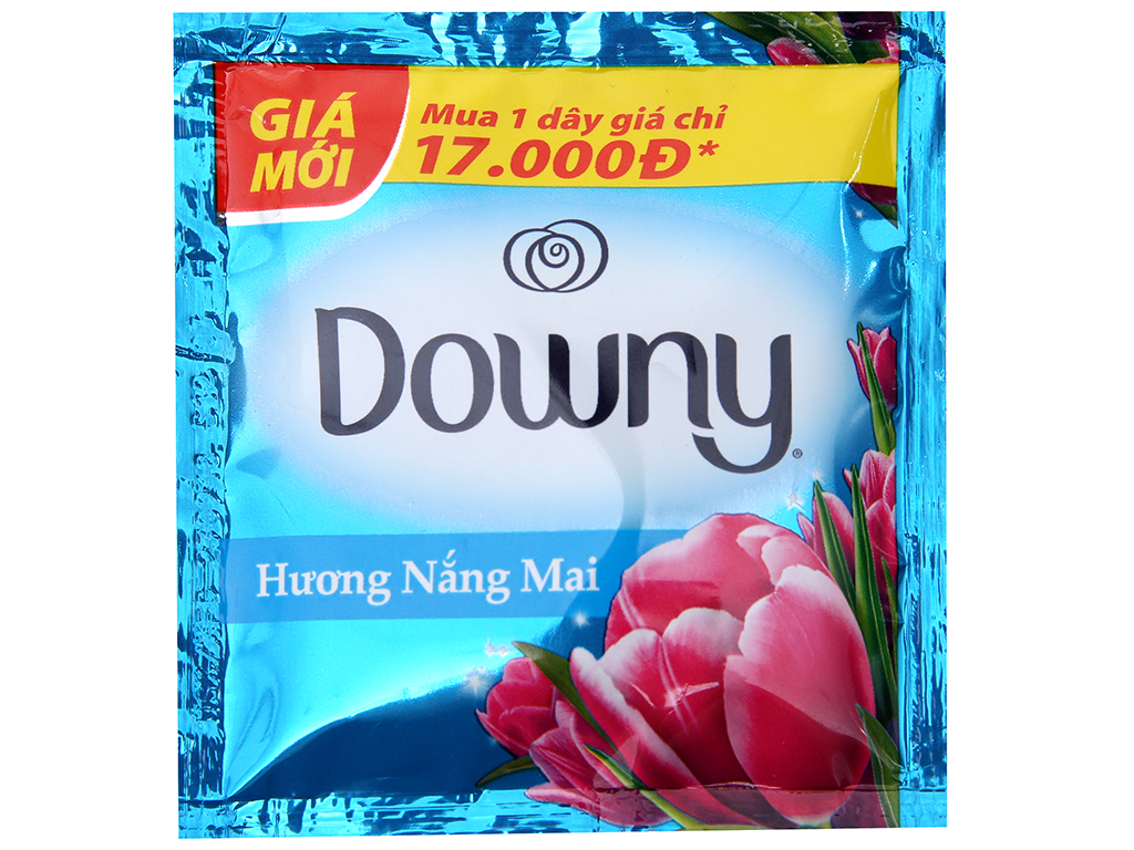 COMBO 6 dây Nước Xả Vải Downy Nắng mai 10 gói x6