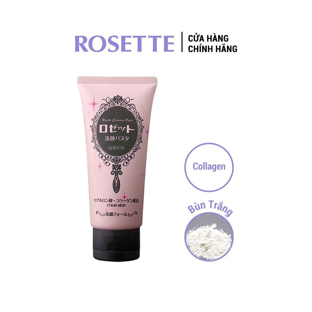 Sữa Rửa Mặt Rosette Nhật Bản Chính Hãng 120g Thu Nhỏ Lỗ Chân Lông Chống Lão Hóa Làm Sáng Da Dành Cho Da Mụn