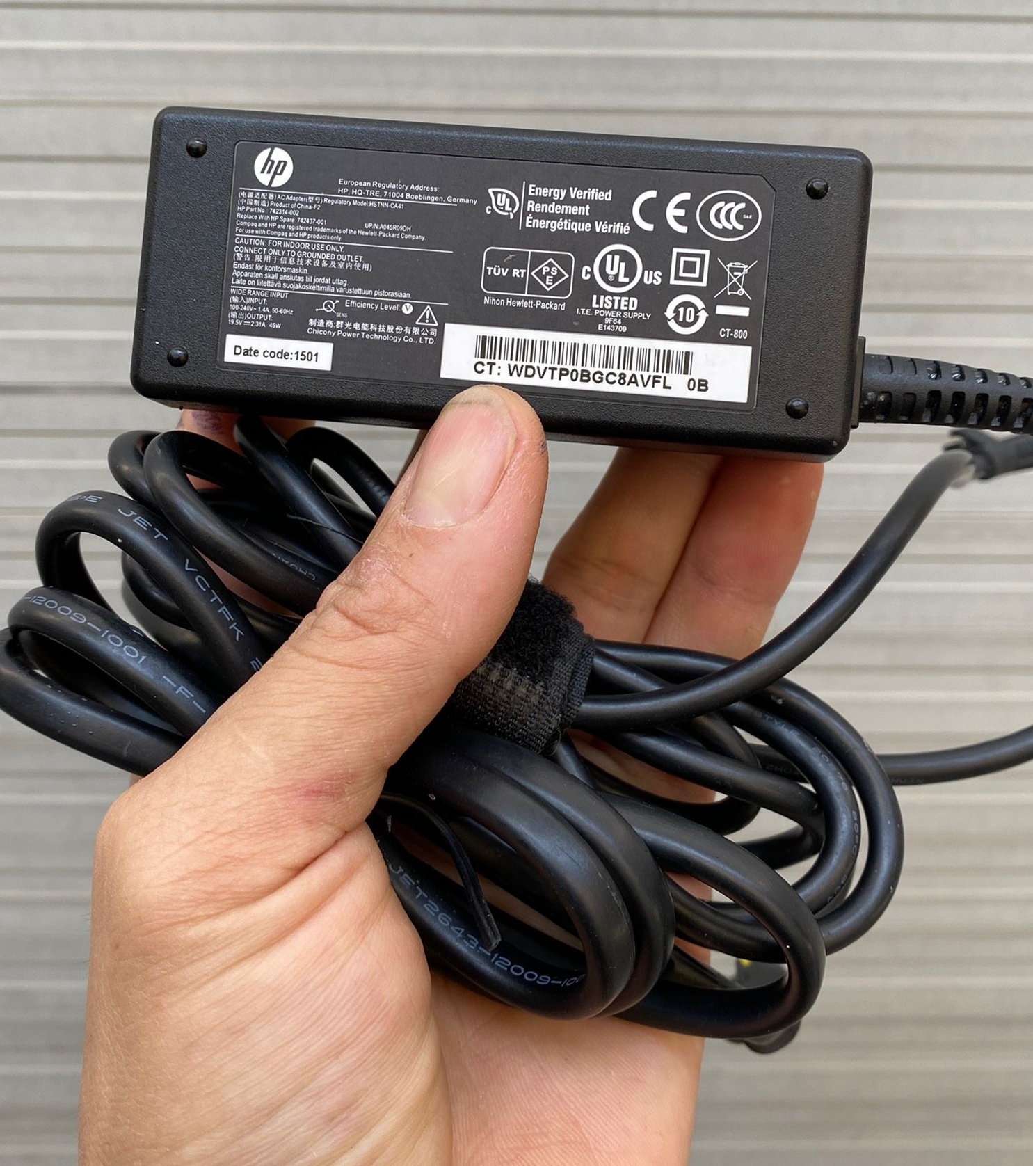 Sạc laptop HP 45w kim to 7.4mm x 5.0mm - Adapter sạc máy tính laptop 45w dùng cho laptop HP Elitebook 2560p, 2570p, 820 G1, G2, 840 G1, G2 - Hàng chính hãng