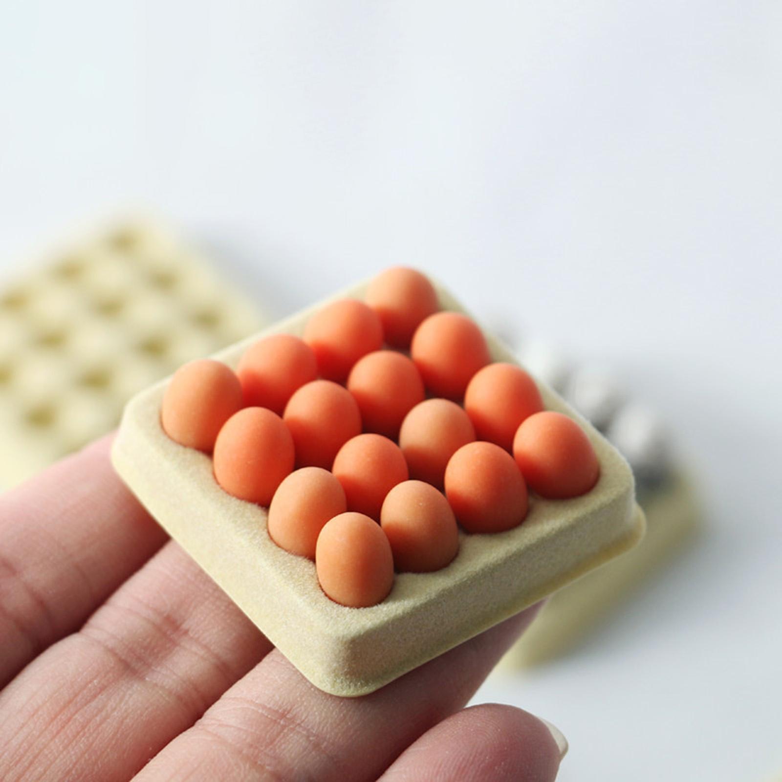 1/12 Dollhouse Miniature Eggs Children Cooking